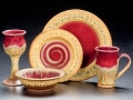 Ray Pottery Dishware (Red)