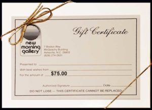 $75 New Morning Gallery Gift Certificate