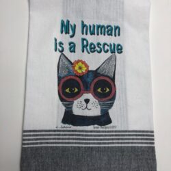 Lunar Designs Kitchen Towel #264 Rescue Cat