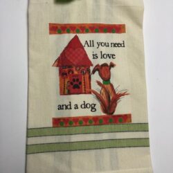Lunar Designs Kitchen Towel #195 Dog Love